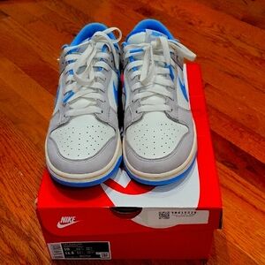 Nike Dunk Low University Blue Sneakers, Mens 10